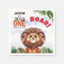 Search for lion napkins Wild one birthday