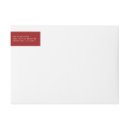 Search for flannel return address labels Red