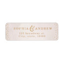 Search for faux glitter return address labels Vintage