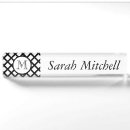 Search for black and white striped office supplies Desk