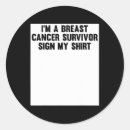 Search for breast cancer survivors stickers Hope