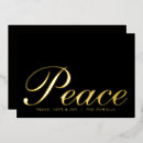 Search for black and gold christmas cards Typography