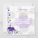 Search for mardi gras party invitations Purple