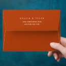 Search for burnt orange envelopes Address