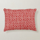 Search for red and cream cushions Pattern