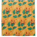 Search for fall leaves pattern shower curtains Yellow