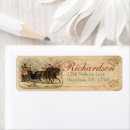 Search for sleigh ride return address labels Snow