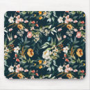 Search for blue floral pattern mousepads Blossom