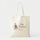 Search for the cat in the hat tote bags Teacher of little things