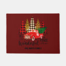 Search for vintage christmas doormats Red