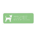 Search for chihuahua puppy return address labels Cute