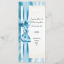 Search for bow and ribbon wedding programmes Modern