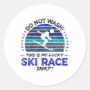 Search for funny skier stickers Snow