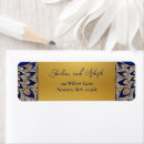 Search for indian return address labels Blue