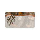 Search for camo wedding return address labels Buck