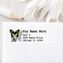 Search for shadows return address labels Yellow