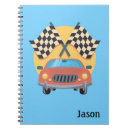 Search for race car notebooks Boy