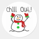 Search for funny snowmen stickers Xmas