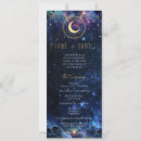 Search for celestial wedding programmes Moon and stars