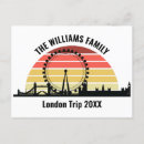 Search for city silhouette postcards Sunset