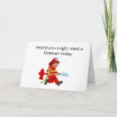 Search for fireman birthday cards Cartoon