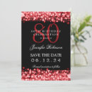 Search for 80th save date postcards 80th birthday party