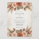Search for burnt sienna invitations Bohemian