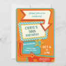 Search for 50s diner invitations Vintage