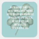Search for irish blessing stickers Four leaf clover