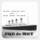 Search for sinking ship stickers Titanic
