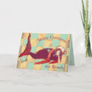 Search for mermaid christmas cards Red