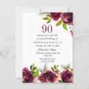 Search for 91st birthday invitations Flowers
