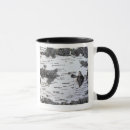 Search for birch tree forest mugs White
