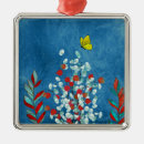 Search for yellow butterflies christmas tree decorations Floral
