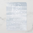 Search for blue snowflake baby shower invitations Blue and silver