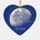 Search for i love you to the moon and back christmas tree decorations Heart