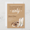 Search for western 60th birthday invitations Wild west