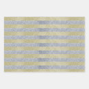Search for silver and gold wrapping paper Stripes