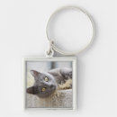 Search for looking down key rings Looking at camera