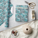 Search for blue floral wrapping paper Teal