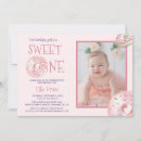 Search for doughnut birthday invitations Sweet one