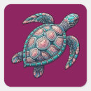 Search for sea turtle square stickers Reptile