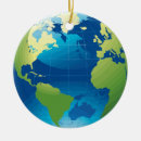 Search for world map christmas tree decorations Planet