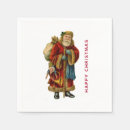 Search for vintage santa claus napkins Red