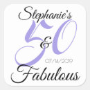 Search for fabulous 50 stickers Party