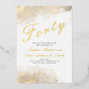 Search for classy 40th birthday invitations Watercolor
