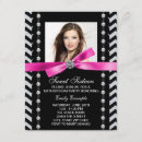 Search for chevron sweet 16 invitations 16th