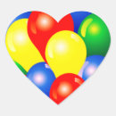 Search for balloons birthday party stickers Red