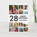 Search for 28th birthday cards Twenty eighth birthday