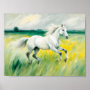 Search for white horse running posters Nature